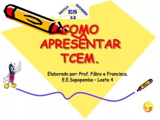 como apresentar tcem