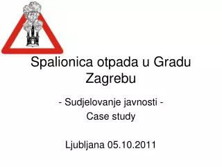 spalionica otpada u gradu zagrebu