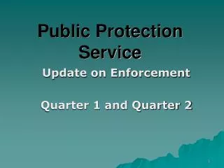 Public Protection Service