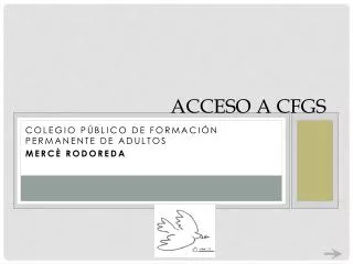 acceso a cfgs