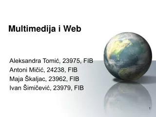 multimedija i web