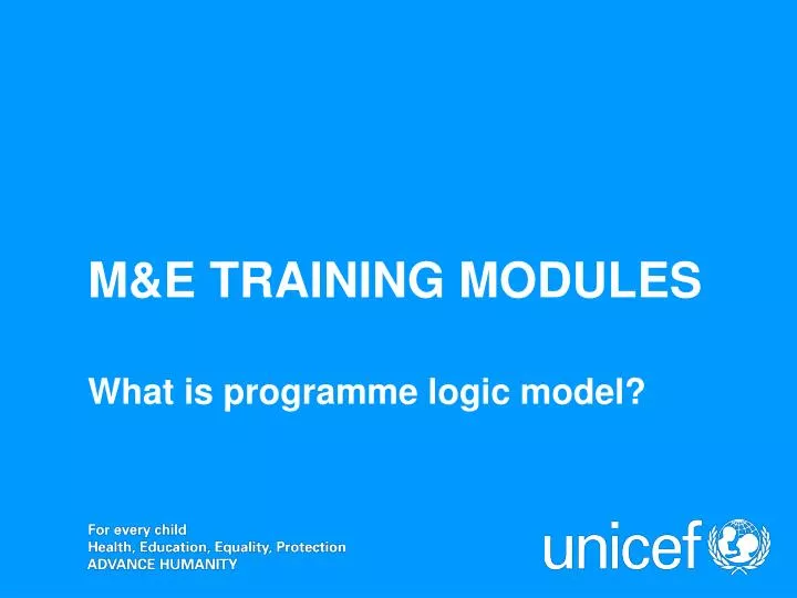 m e training modules