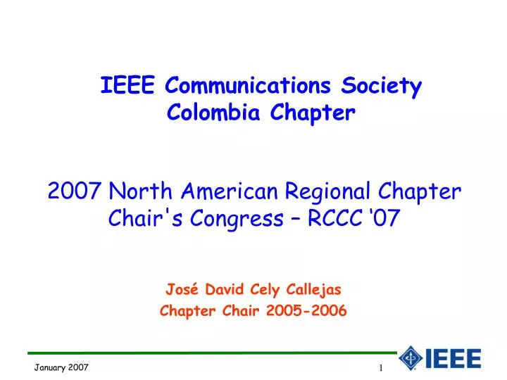 ieee communications society colombia chapter