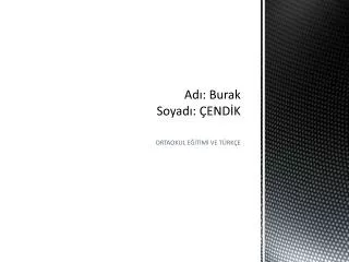 ad b urak s oyad end k