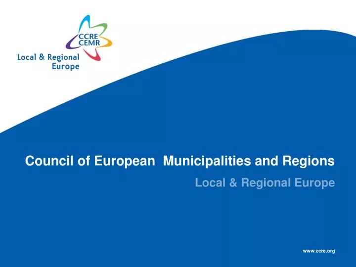 council of european municipalities and regions