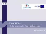 Smart Cities - slide 1