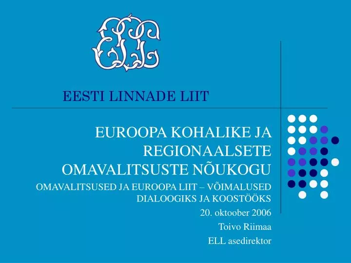 eesti linnade liit