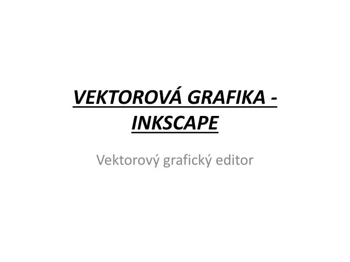 vektorov grafika inkscape