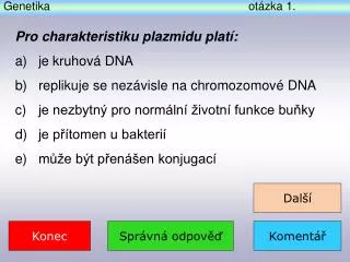 genetika ot zka 1