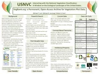 VegBank: a Permanent, Open-Access Archive for Vegetation Plot Data.