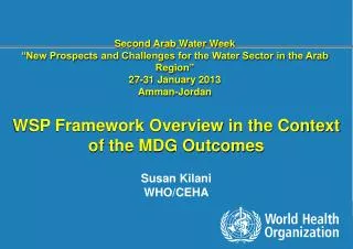 Second Arab Water Week “New Prospects and Challenges for the Water Sector in the Arab Region”