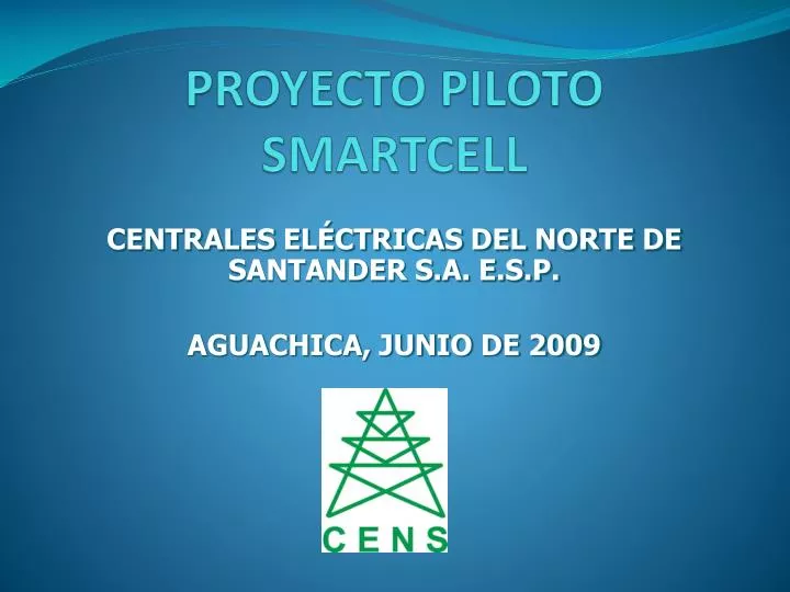 proyecto piloto smartcell