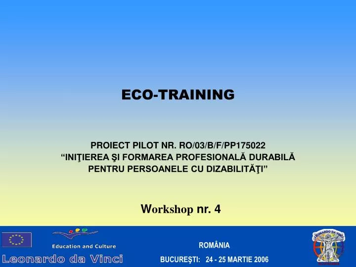 eco training