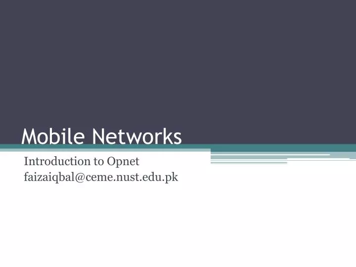 mobile networks