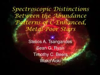 Spectroscopic Distinctions Between the Abundance Patterns of C-Enhanced, Metal-Poor Stars