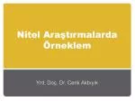Nitel AraÅŸtÄ±rmalarda Ã–rneklem