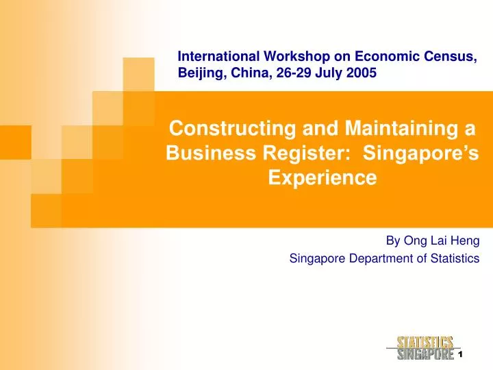 constructing and maintaining a business register singapore s experience