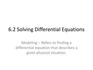 6 2 solving differential equations
