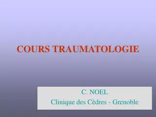 cours traumatologie