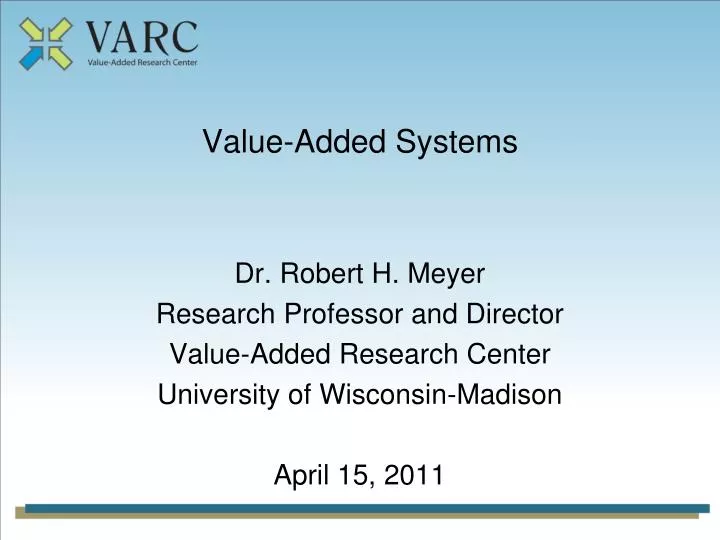 value added systems