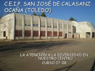 c e i p san jos de calasanz oca a toledo