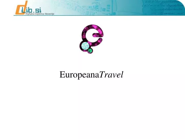 europeana travel