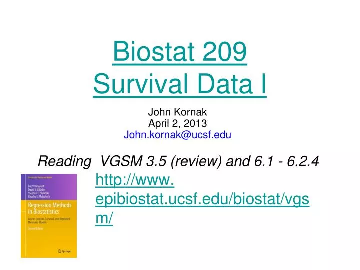 biostat 209 survival data l
