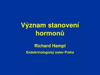 v znam stanoven hormon