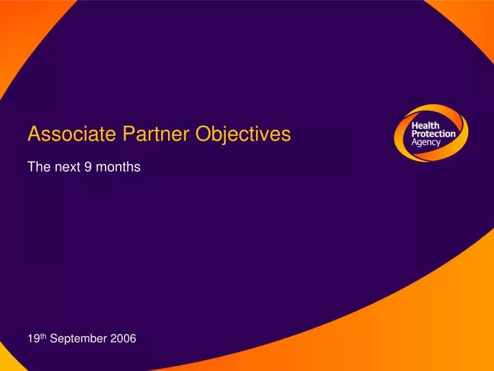 associate partner objectives