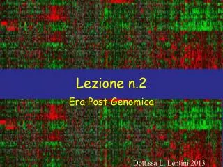 lezione n 2