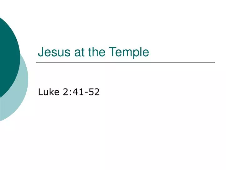 jesus at the temple
