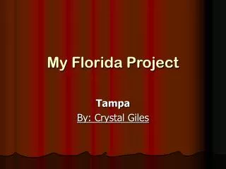 My Florida Project
