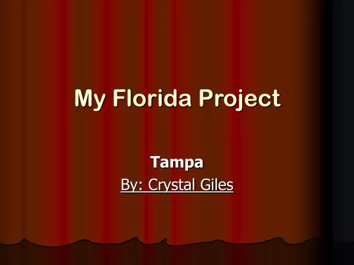 my florida project
