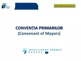 conven ia primarilor convenant of mayors