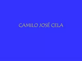 camilo jos cela