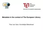 Theo van Veen, Koninklijke Bibliotheek - slide 1