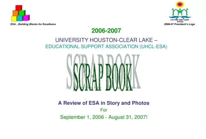 2006 2007 university houston clear lake educational support association uhcl esa