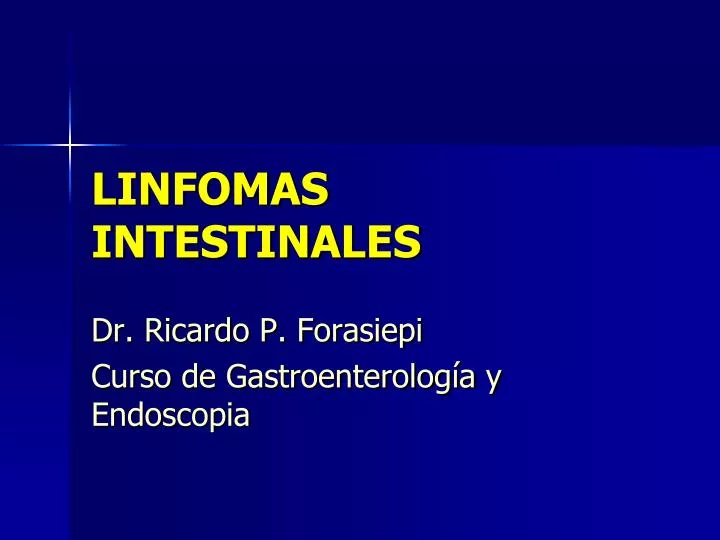 linfomas intestinales