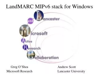LandMARC MIPv6 stack for Windows