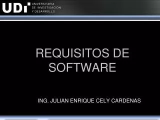 requisitos de software