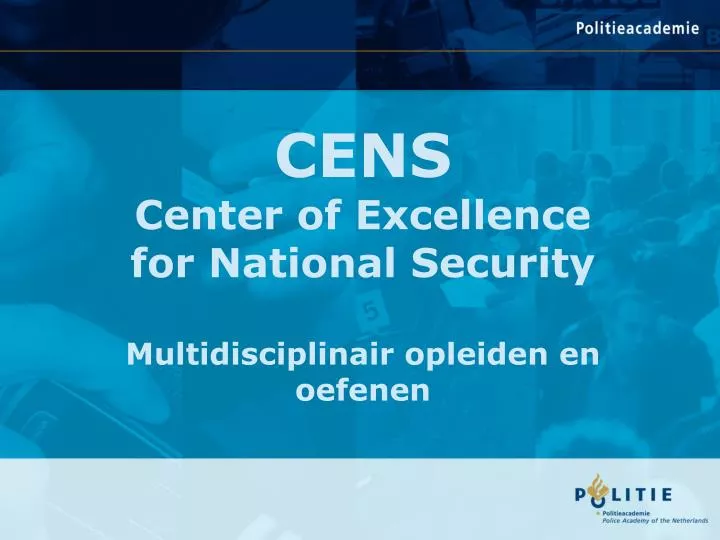 cens center of excellence for national security