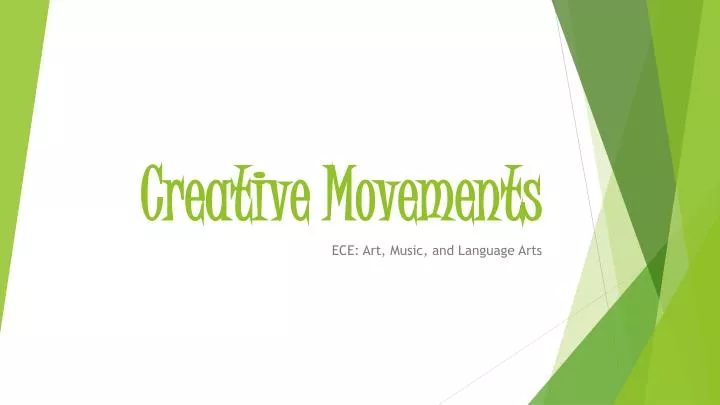 creative movements
