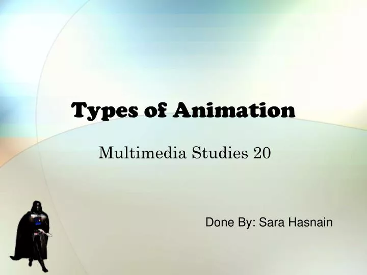 types of animation