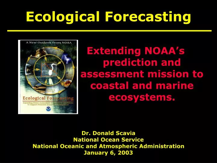 ecological forecasting