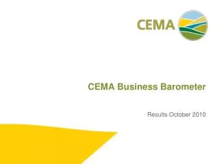 CEMA Business Barometer