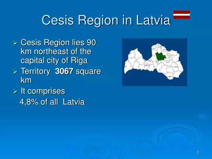 cesis region in latvia