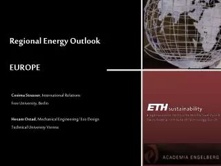 Regional Energy Outlook EUROPE