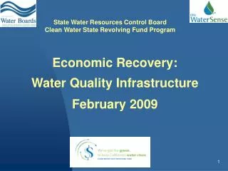 Economic Recovery: Water Quality Infrastructure February 2009