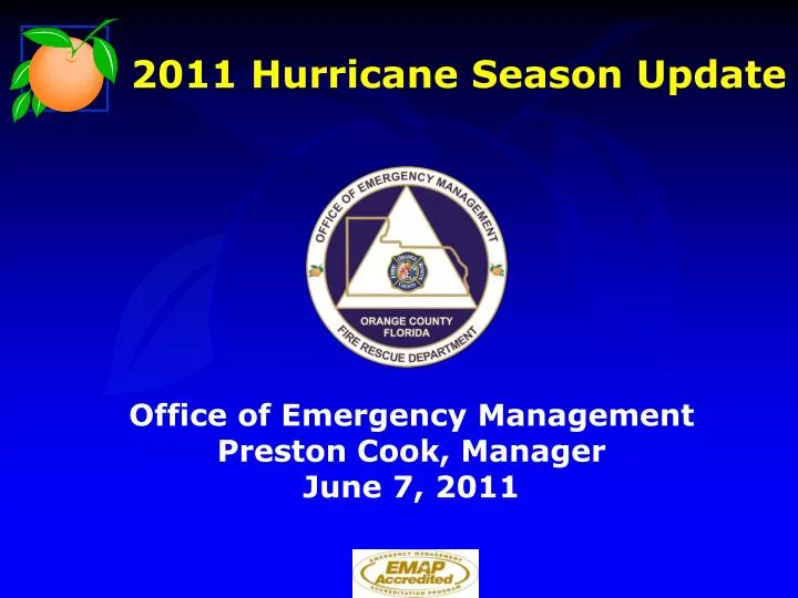 2011 hurricane season update