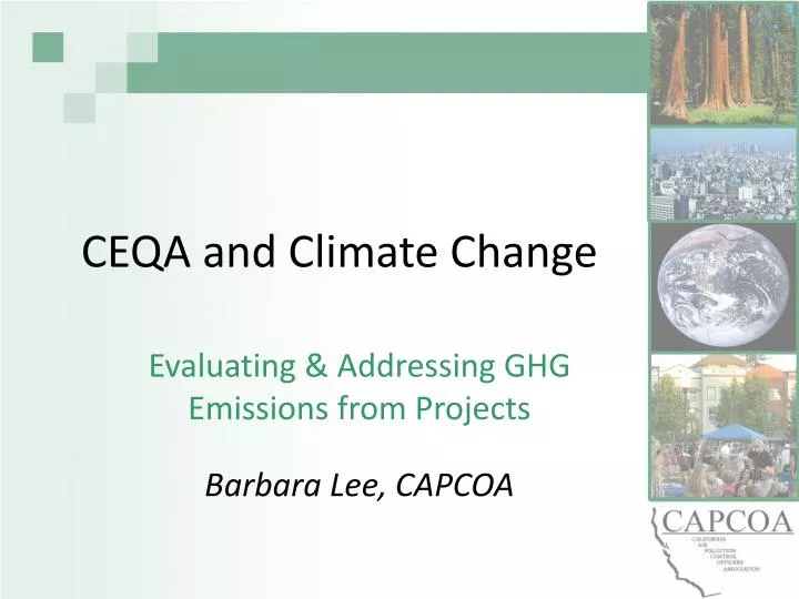 ceqa and climate change